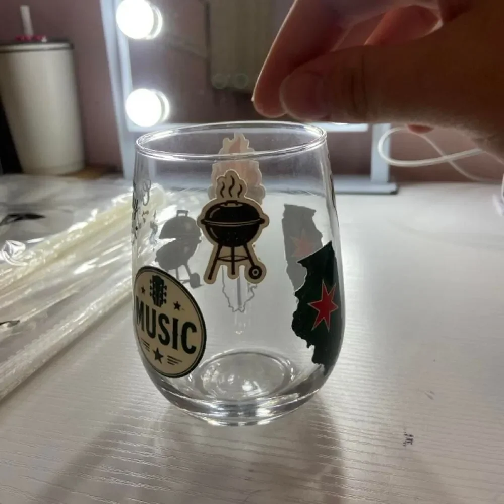 Illinois/Chicago Glass Cup